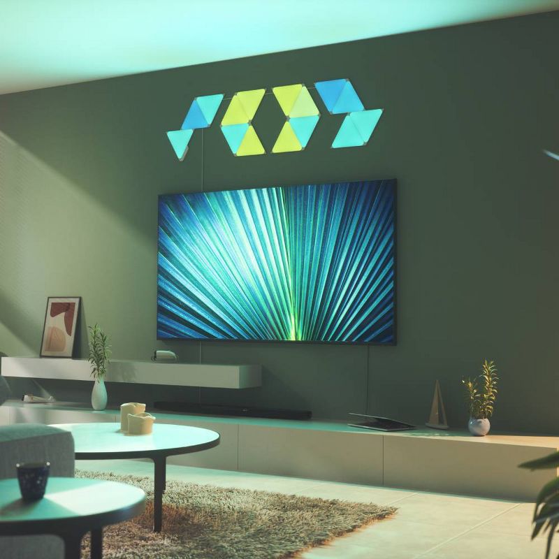 Nanoleaf 7pk Shapes Triangle Smarter LED Light Kit