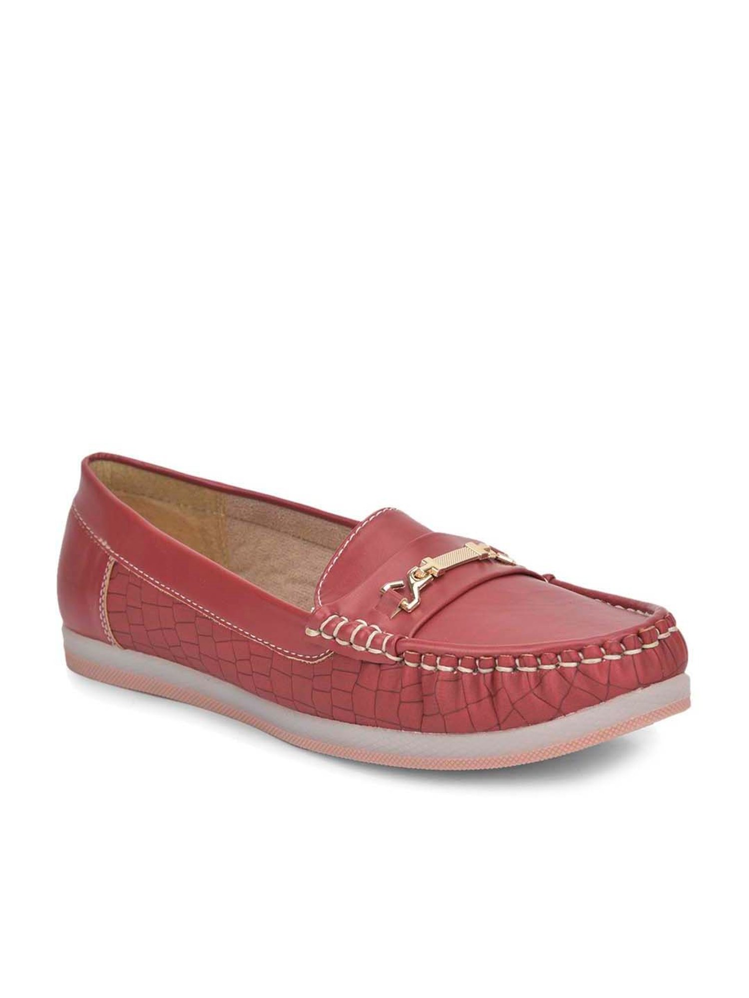 Salario Women's Maroon Casual  Loafers