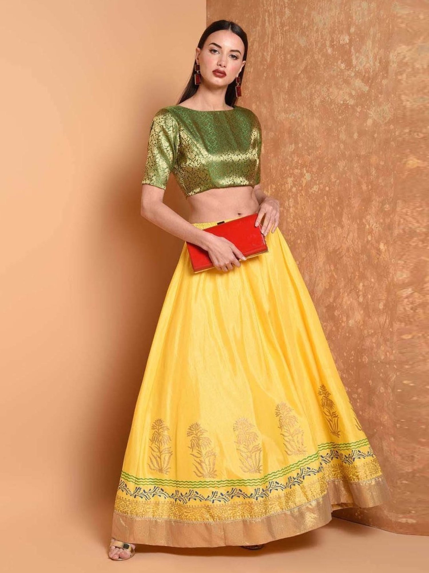 Belle Fille White Floral Print Skirt