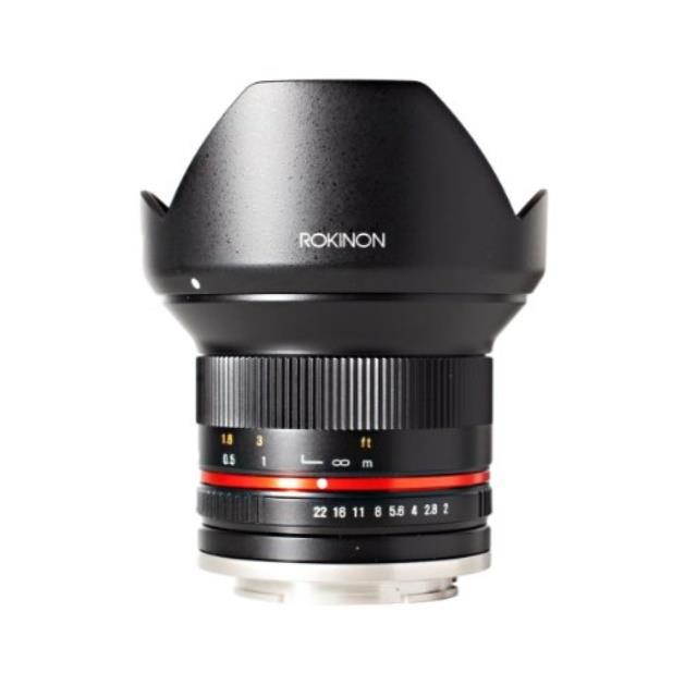 Rokinon 12mm f/2.0 NCS CS Lens for for Micro Four Thirds Mount Cameras #RK12MMFT