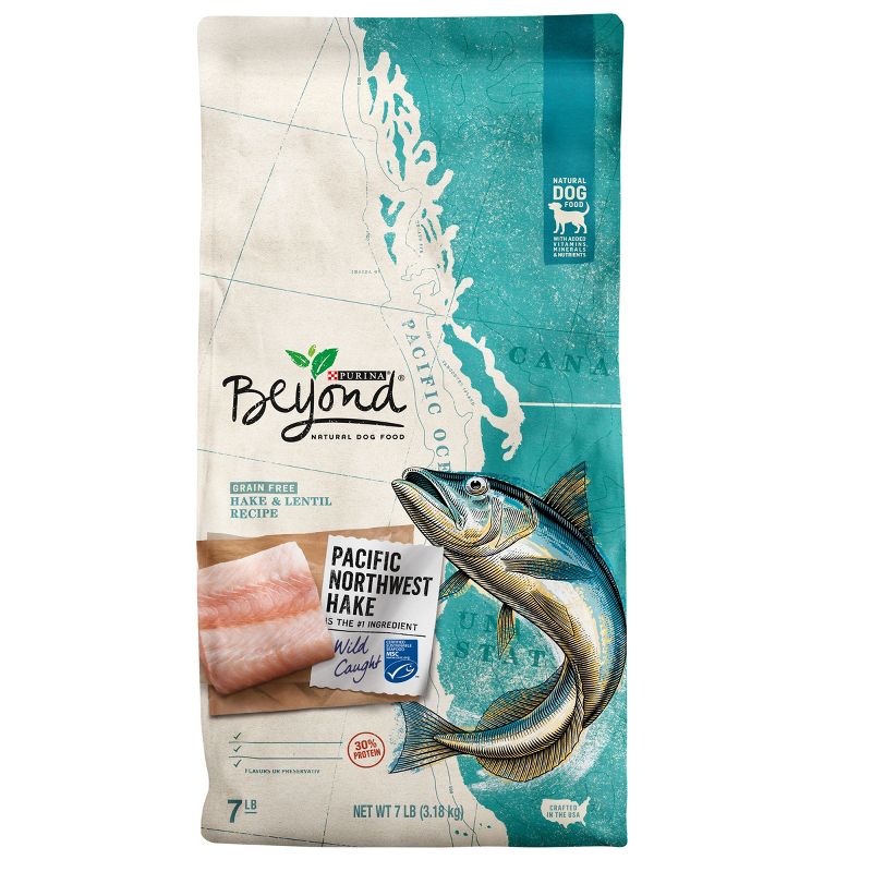 Purina Beyond Grain Free Hake & Lentil Recipe Dry Dog Food - 7lbs