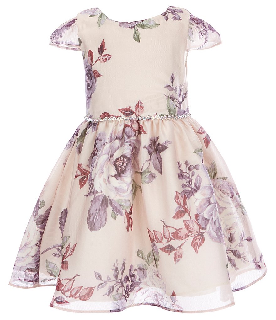 Zunie Little Girls 2T-6X Unicorn Sequin/Rainbow Tutu Dress