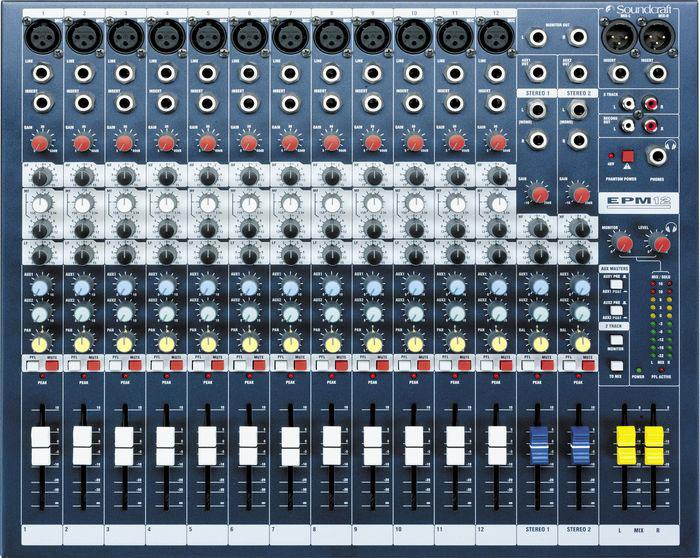 Soundcraft EPM12 12-Channel Multi-format Mixer