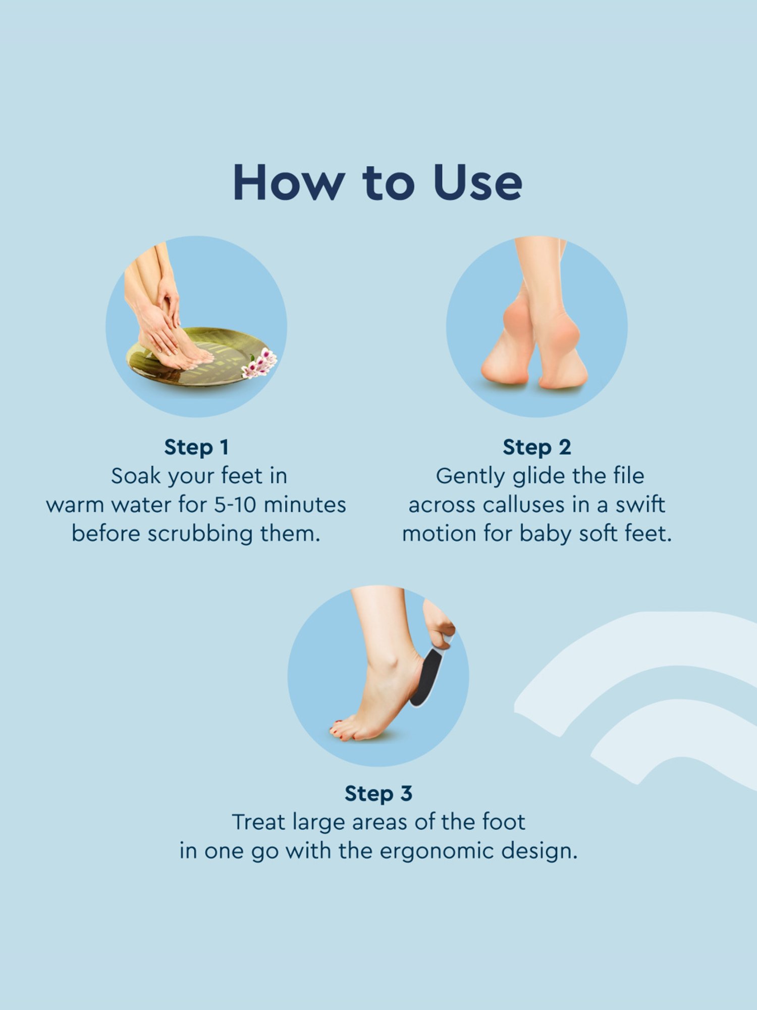 Raaga Professional Pedicure & Manicure 6 Step Single Use Kit Rose - 6 Sachets