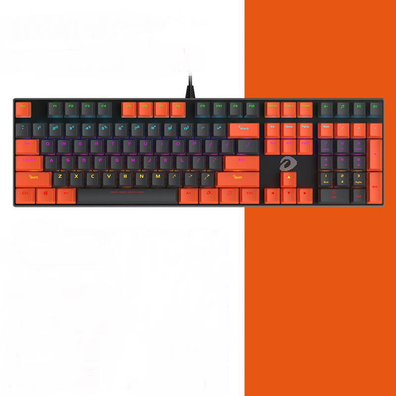 Glorious Modular Mechanical Gaming Keyboard (GMMK)- Barebone Edition (DIY Assembly Required) (Full Size, Black) + Glorious Black Aura Keycaps (Bundle)