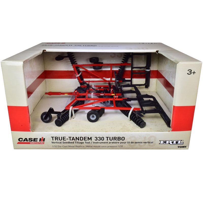 Case IH True-Tandem 330 Turbo Vertical Seedbed Tillage Disc with Folding Wings "Case IH Agriculture" 1/32 Diecast by ERTL TOMY