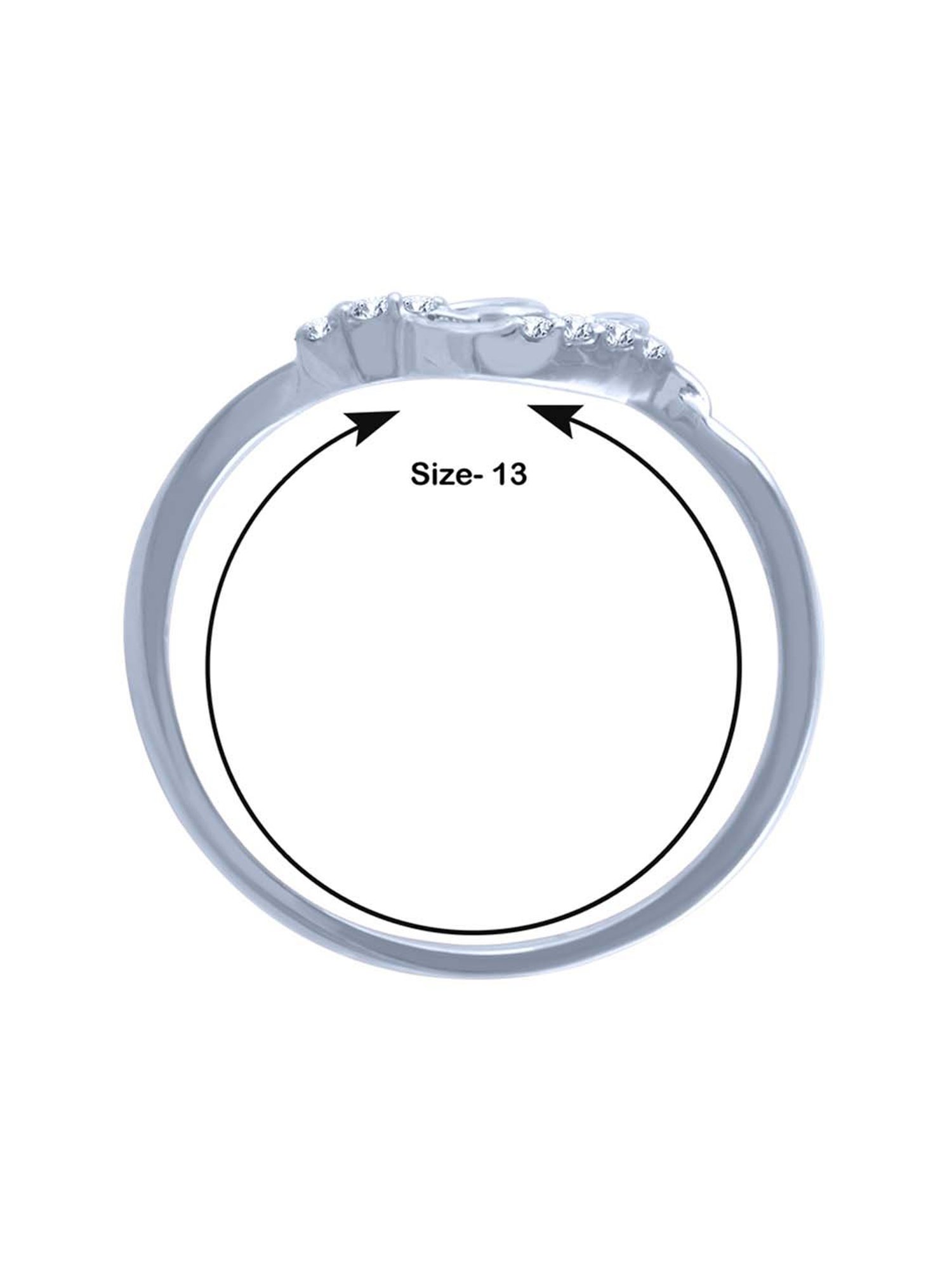 Mia By Tanishq Nature's Finest 14k Yellow Gold Radiant Sp Elegance Diamond Ring