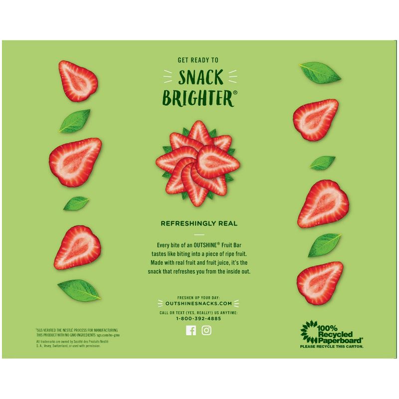 Outshine Strawberry Frozen Fruit Bar - 12ct