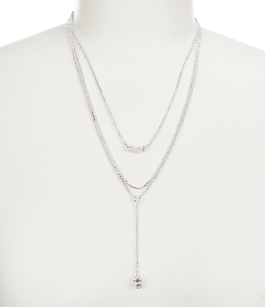 Cezanne Layered Long Drop Necklace