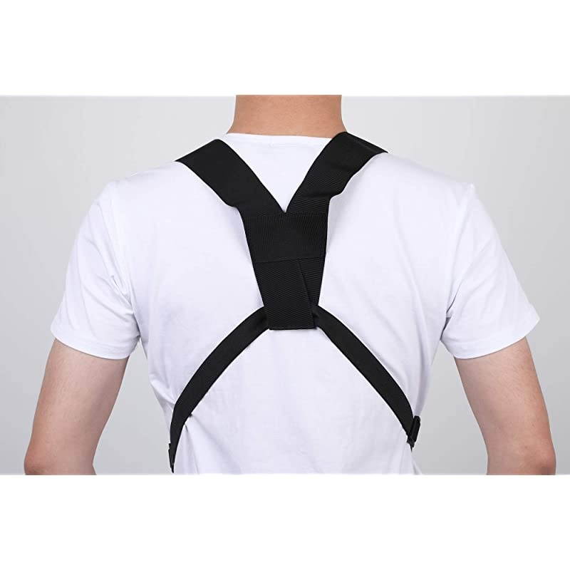 Chest Harness Rig Holster Pack with Front Pouches and Zipper Bag for Universal Walkie Talkies