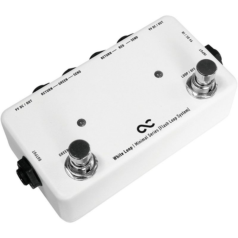 One Control White Loop Flash 2-Channel Switcher Pedal