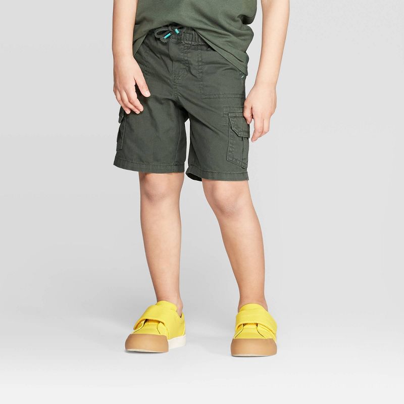 Toddler Boys' Cargo Shorts - Cat & Jack™ Fern Shade 2T