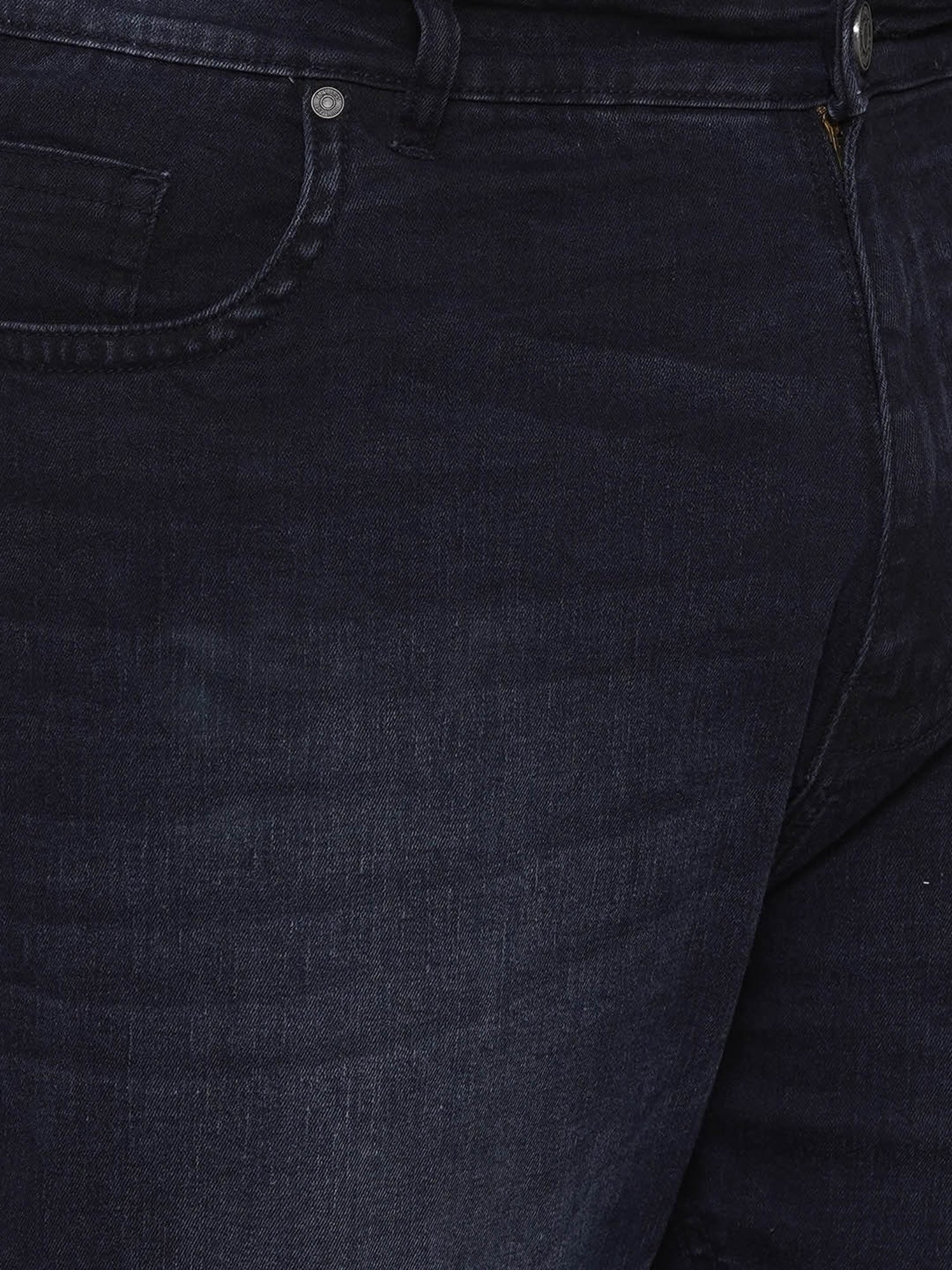 John Pride Blue Regular Fit Plus Size Stretchable Jeans