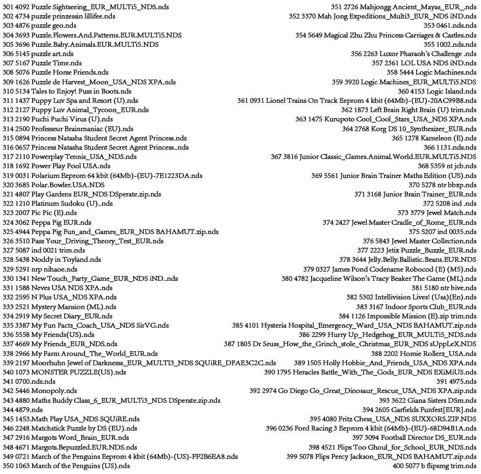 XiAnShi 500 in 1 Game Super Combo, 64G Memory Card Package with Card Slot for Nintendo DS / NDS / NDSL / NDSI / 3DS / 2DS XL / LL