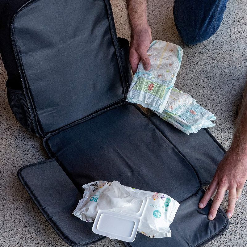 JumpOff Jo - Diaper Bag for Men - Military-Inspired 8-Pocket Baby Diaper Backpack for Dads with Tactical MOLLE / PALS Compatibility