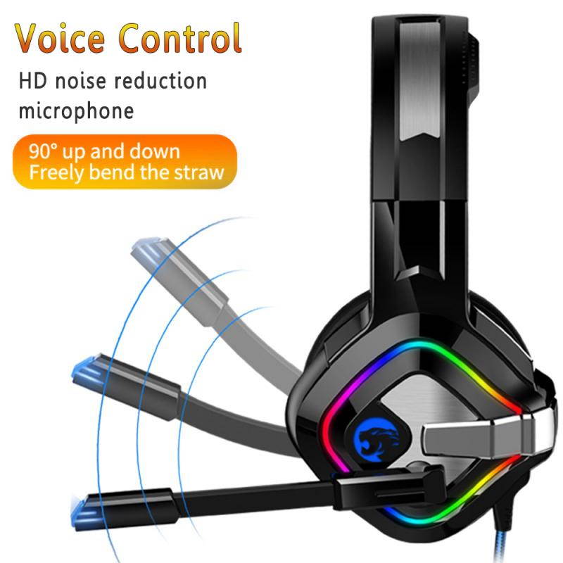 YOBO A66 RGB Gaming Headset 7.1 Sound Stereo RGB  Headphones with Microphone  for PS4 Laptop Desktop PC Gamer