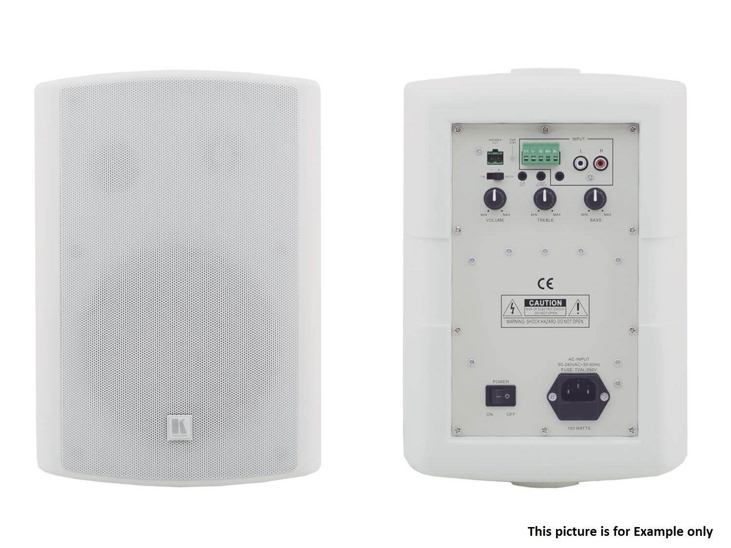 Kramer Tavor 6-O(B) 6.5 inch/On-Wall 2-Way Powered Speakers - Black