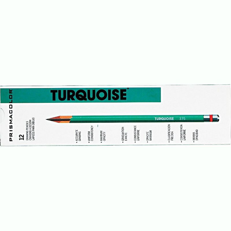 Prismacolor Turquoise Drawing Pencil 4H 1.98 mm Dozen 2269