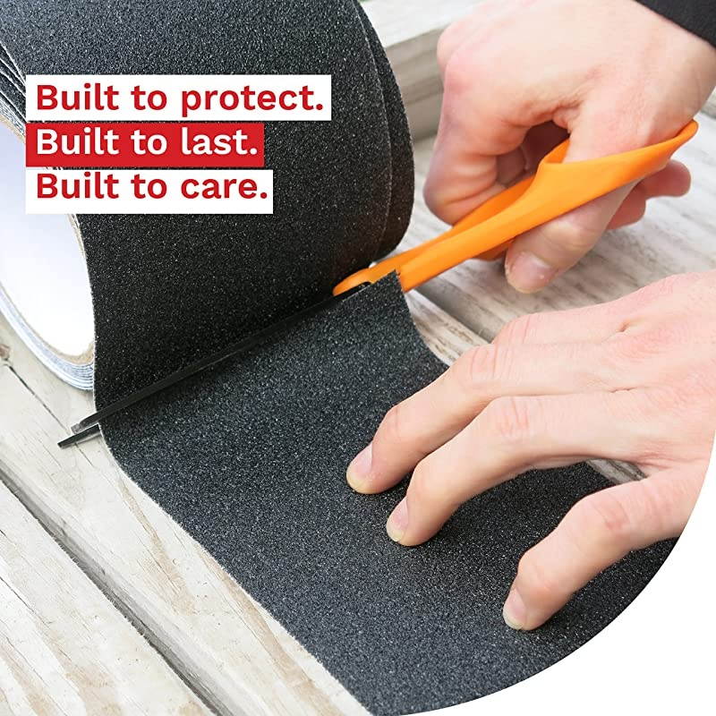 Anti Slip Tape 4Inch by 15Foot PetSafe HypoAllergenic Weather proof and Non Skid Indoor and Outdoor Safety Track Tape