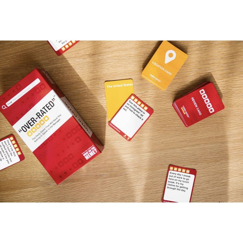 Over-Rated Card Game