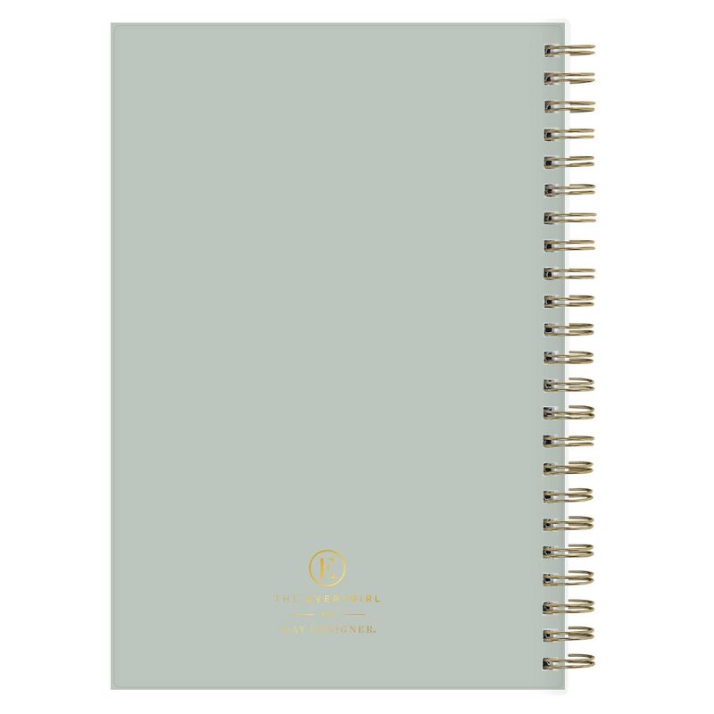 2021 The Everygirl Planner 5" x 8" Plastic Weekly/Monthly Wirebound Wyatt - Blue Sky