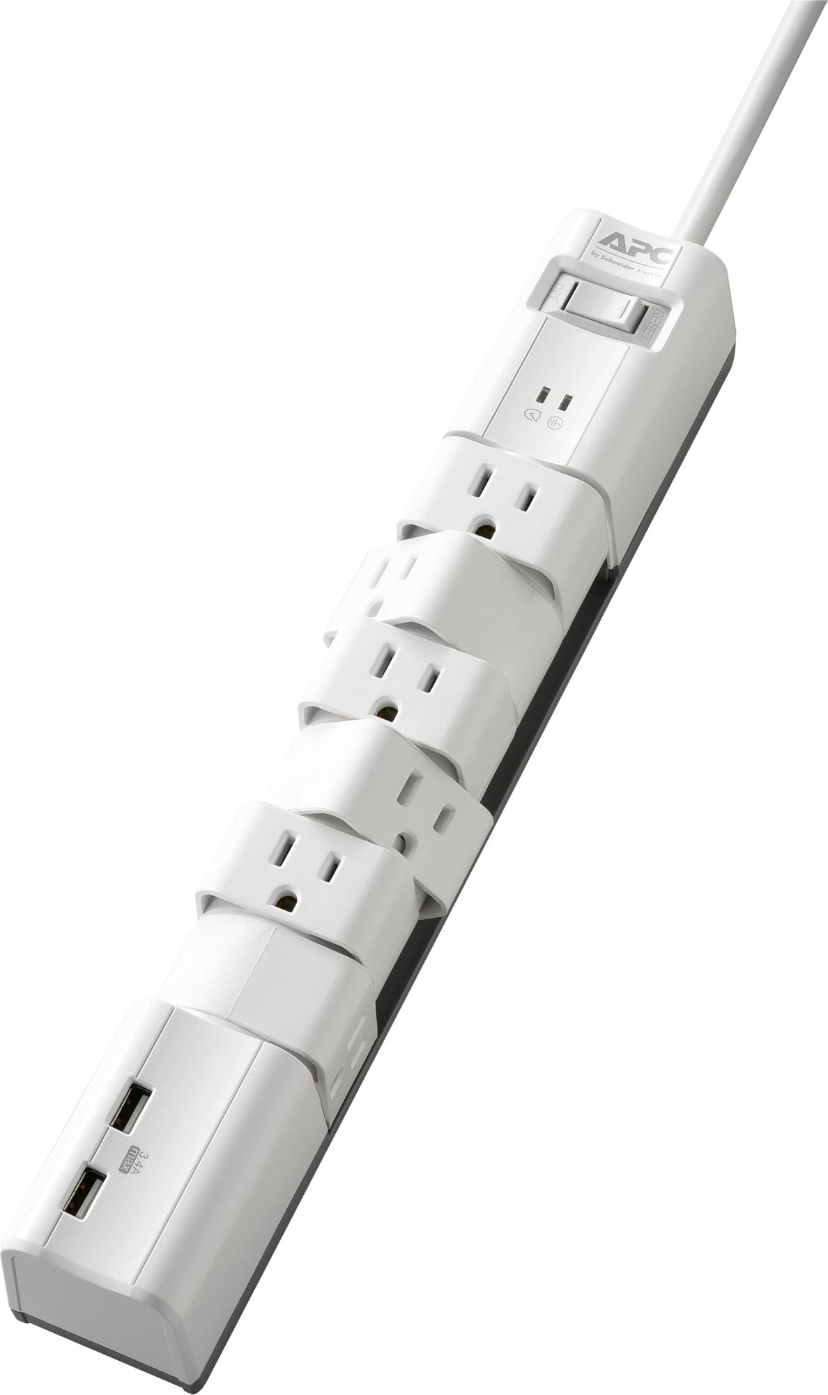 APC by Schneider Electric SurgeArrest Essential 6-Outlet Surge Suppressor/Protector