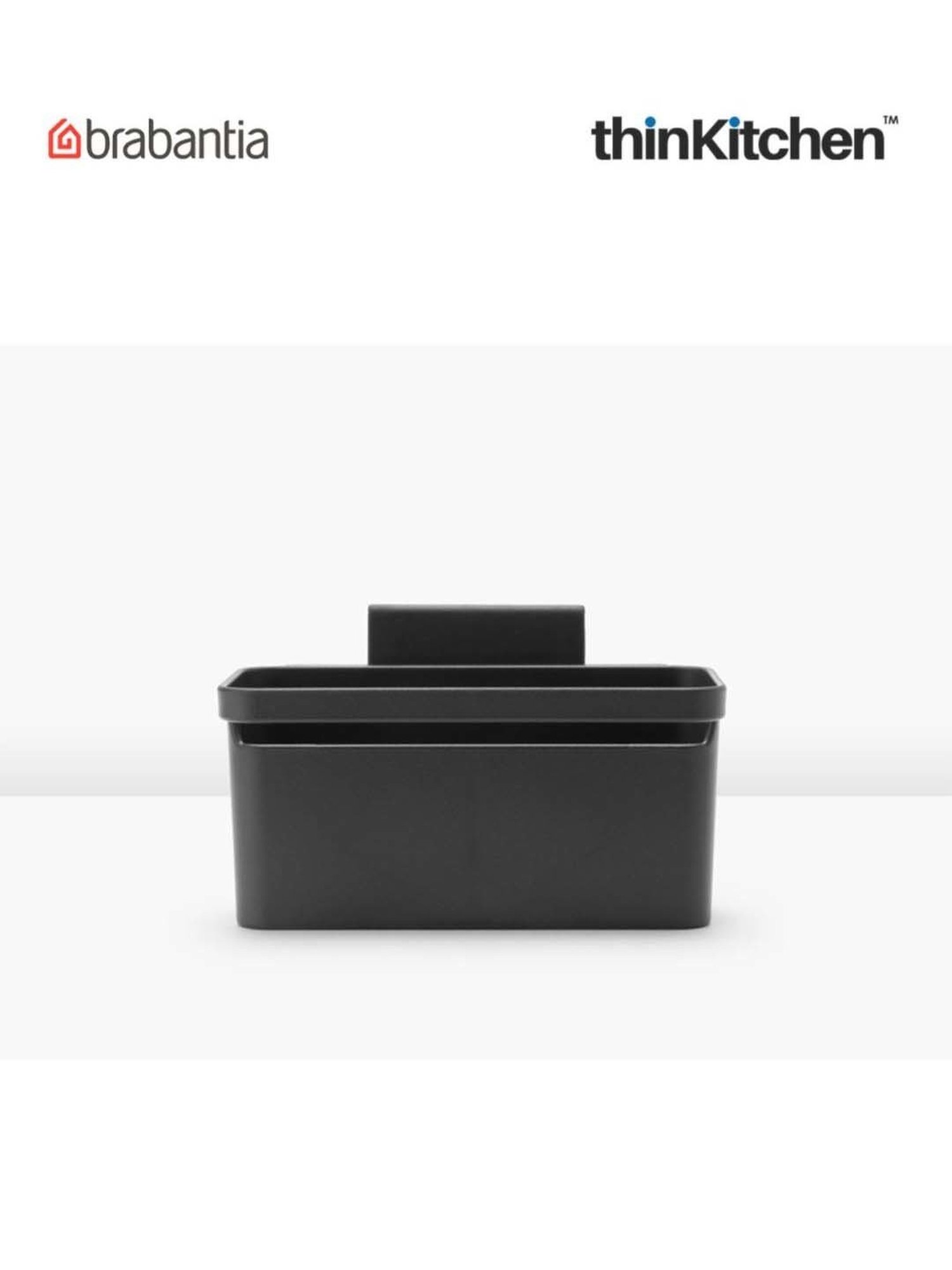 Brabantia Dark Grey Plastic Sink Organiser