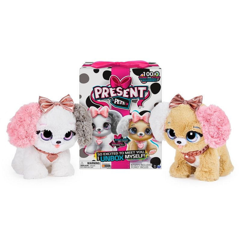 Present Pets - Fancy Puppy - Interactive Plush Pet Toy