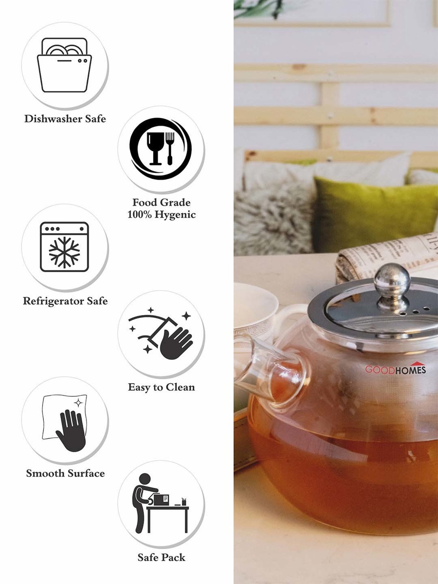 Milton Silver Stainless Steel Thermal Coffee Pot (500 ml) - Set of 1