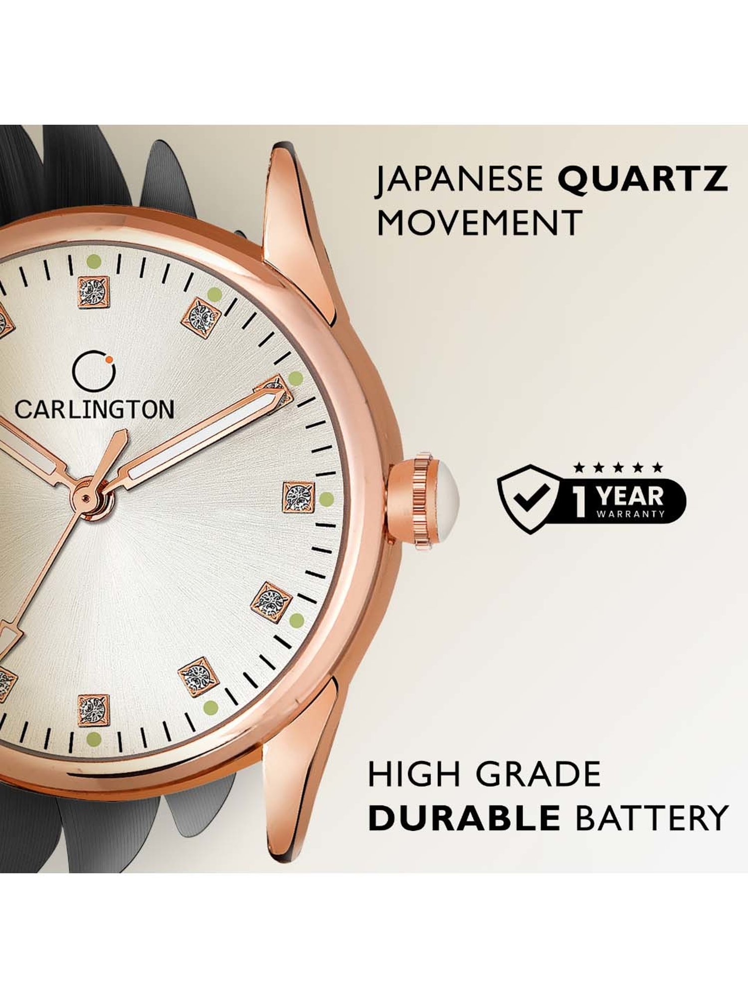 CARLINGTON CT 2003 Analog Watch for Women