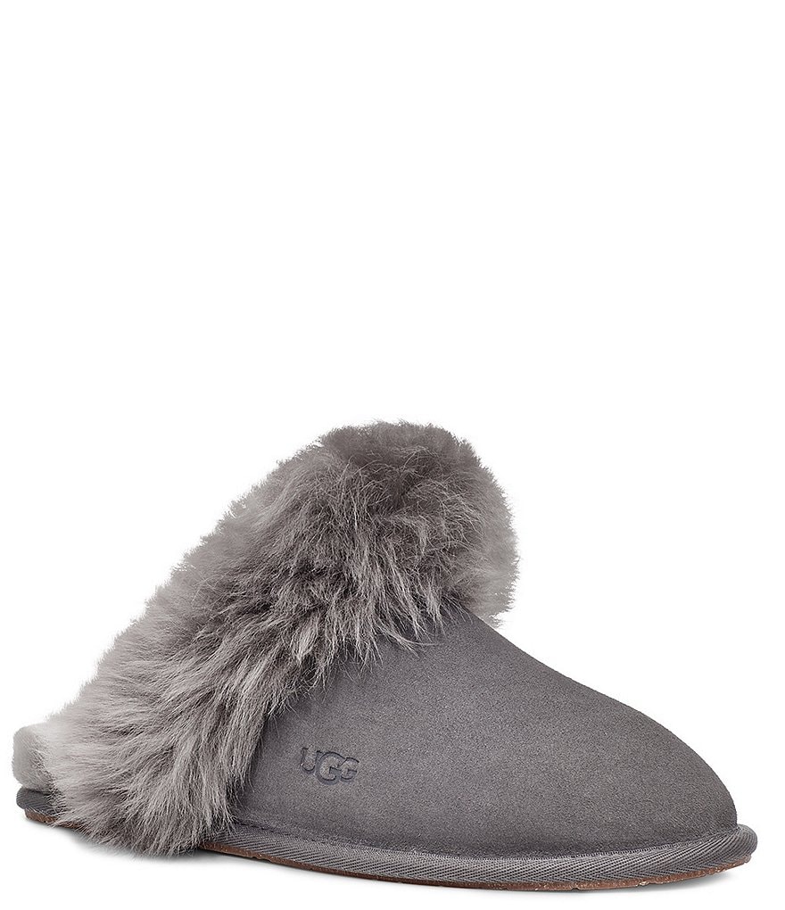 UGG&reg; Scuff Sis Suede Fur Slippers