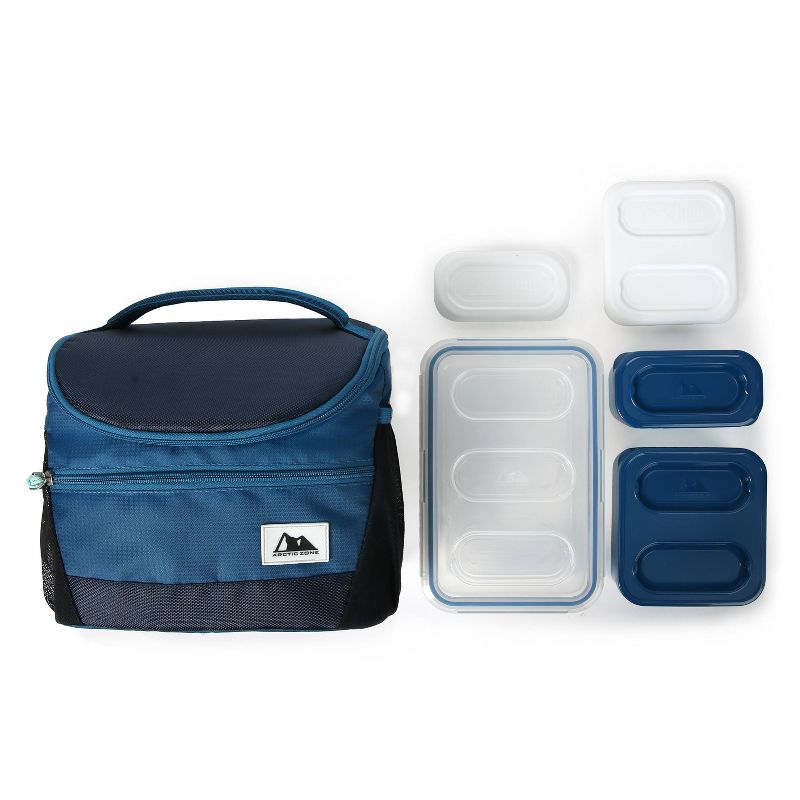 Arctic Zone High Performance Lunch Tote Set - Navy