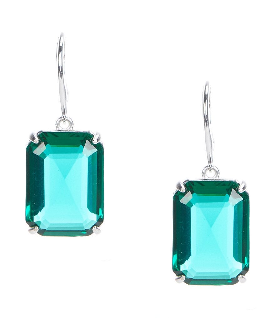 Lauren Ralph Lauren Green Stone Drop Earrings