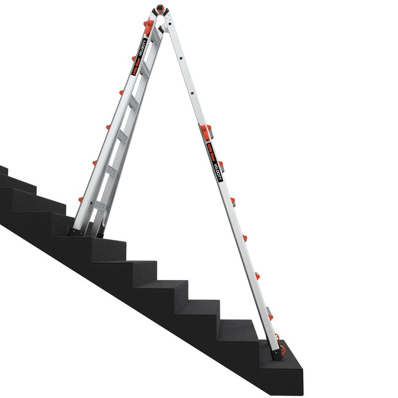 Little Giant Ladder Systems Model 26 300lb ANSI Type IA rated Aluminum Ladder Gray