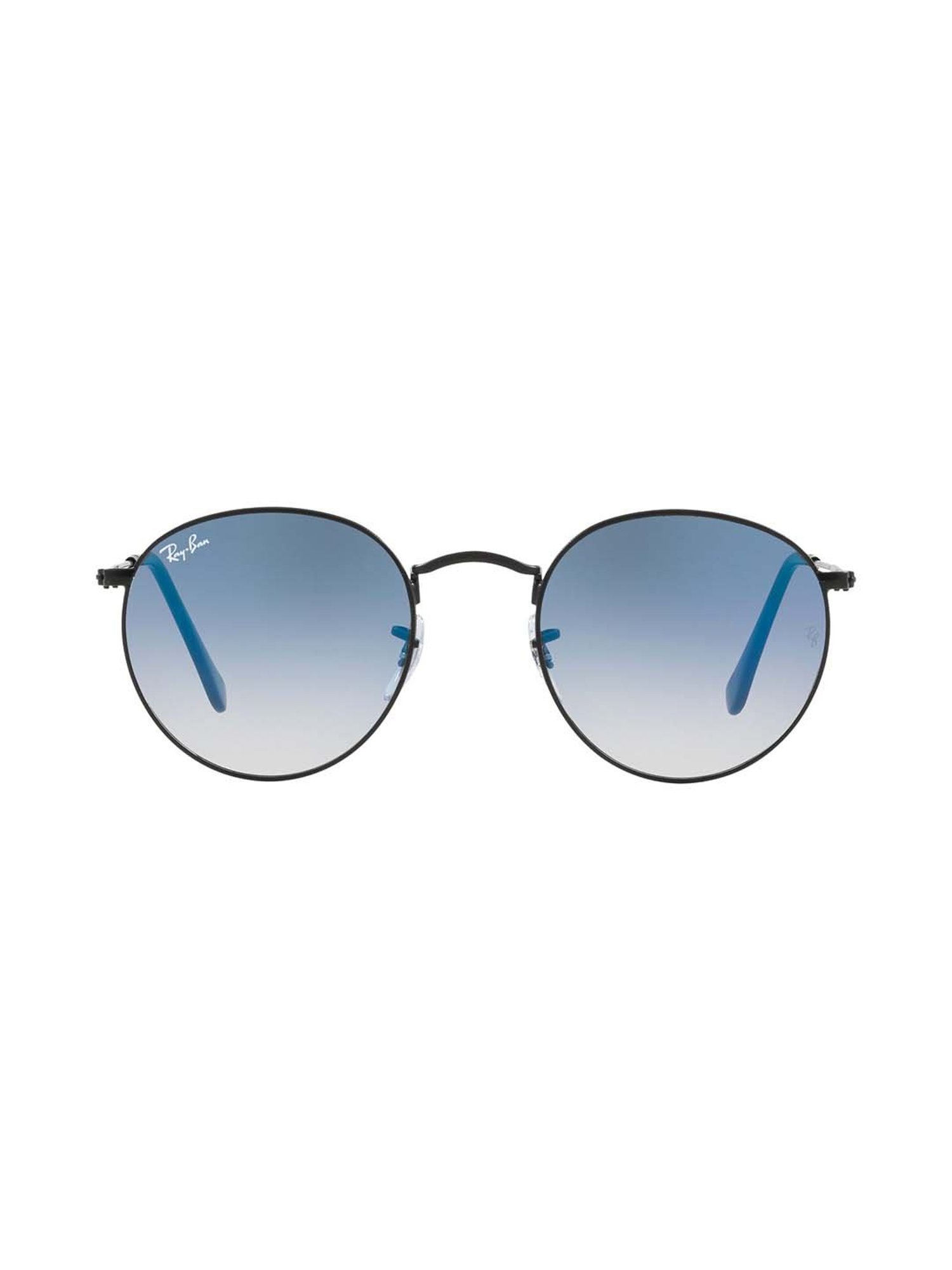 RAY-BAN Men Gradient Blue Lens Round Sunglasses - 0RB3447I006/3F50