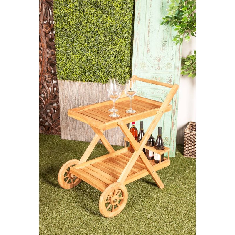 Trolley Patio Outdoor Serving Cart - Olivia & May