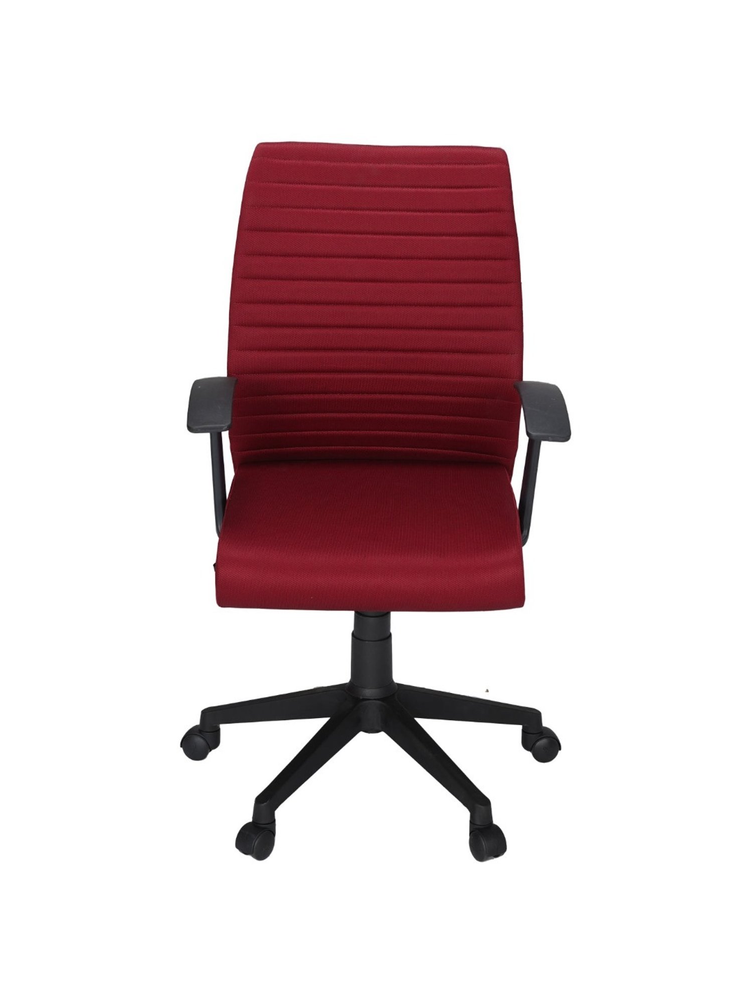 Nilkamal Thames Black PU Foam Mid Back Chair