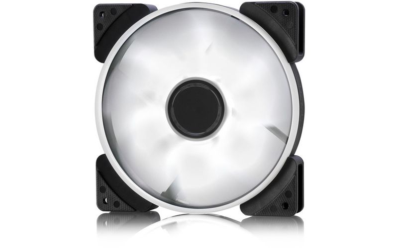 Fractal Design Prisma SL-14 Cooling Fan - 63.3 CFM - 19.4 dB(A) Noise - LLS Bearing - 3-pin - White LED - 11.4 Year Life
