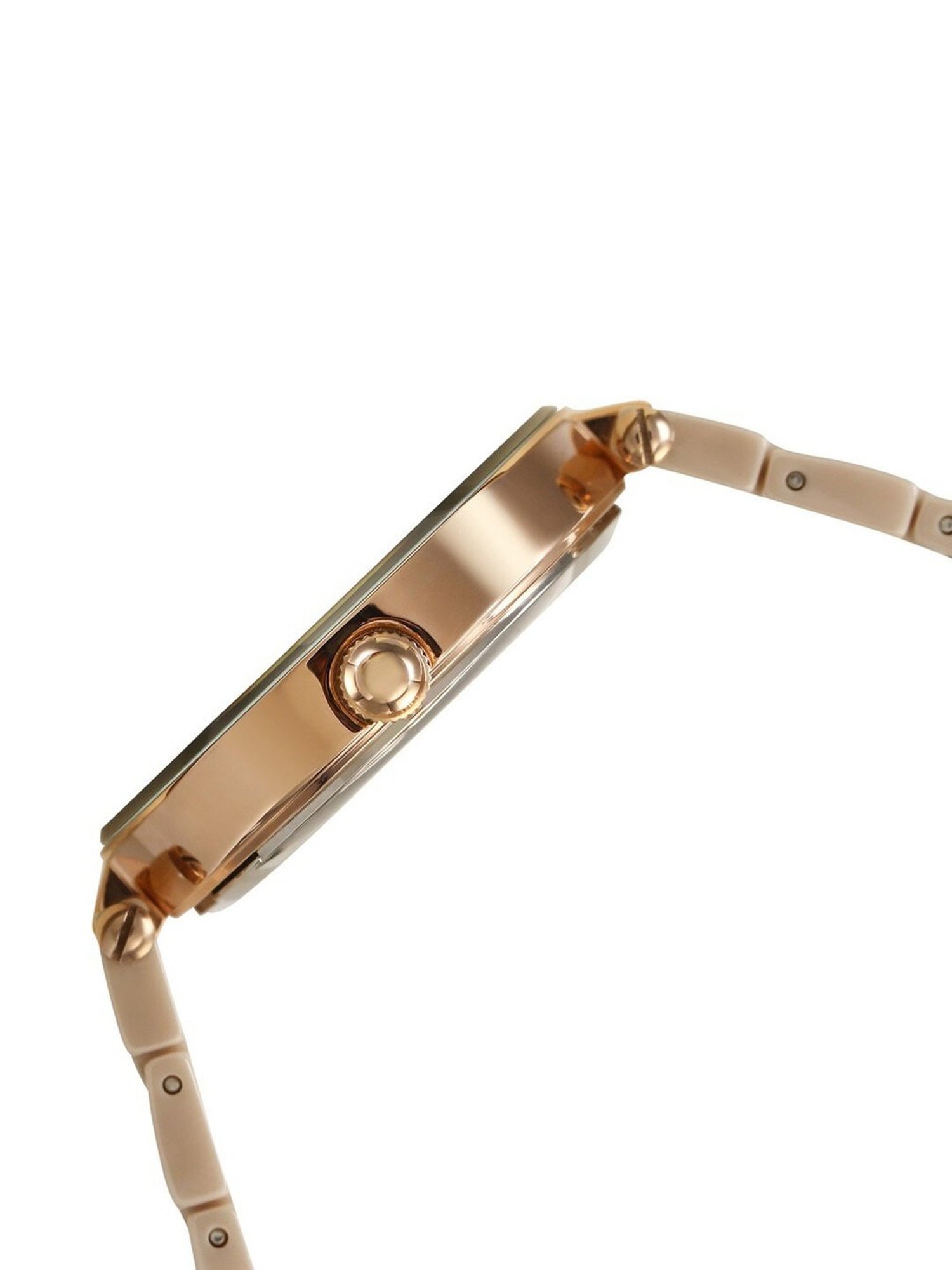 Anne Klein NDAK1018RGTN Ceramics Analog Watch for Women