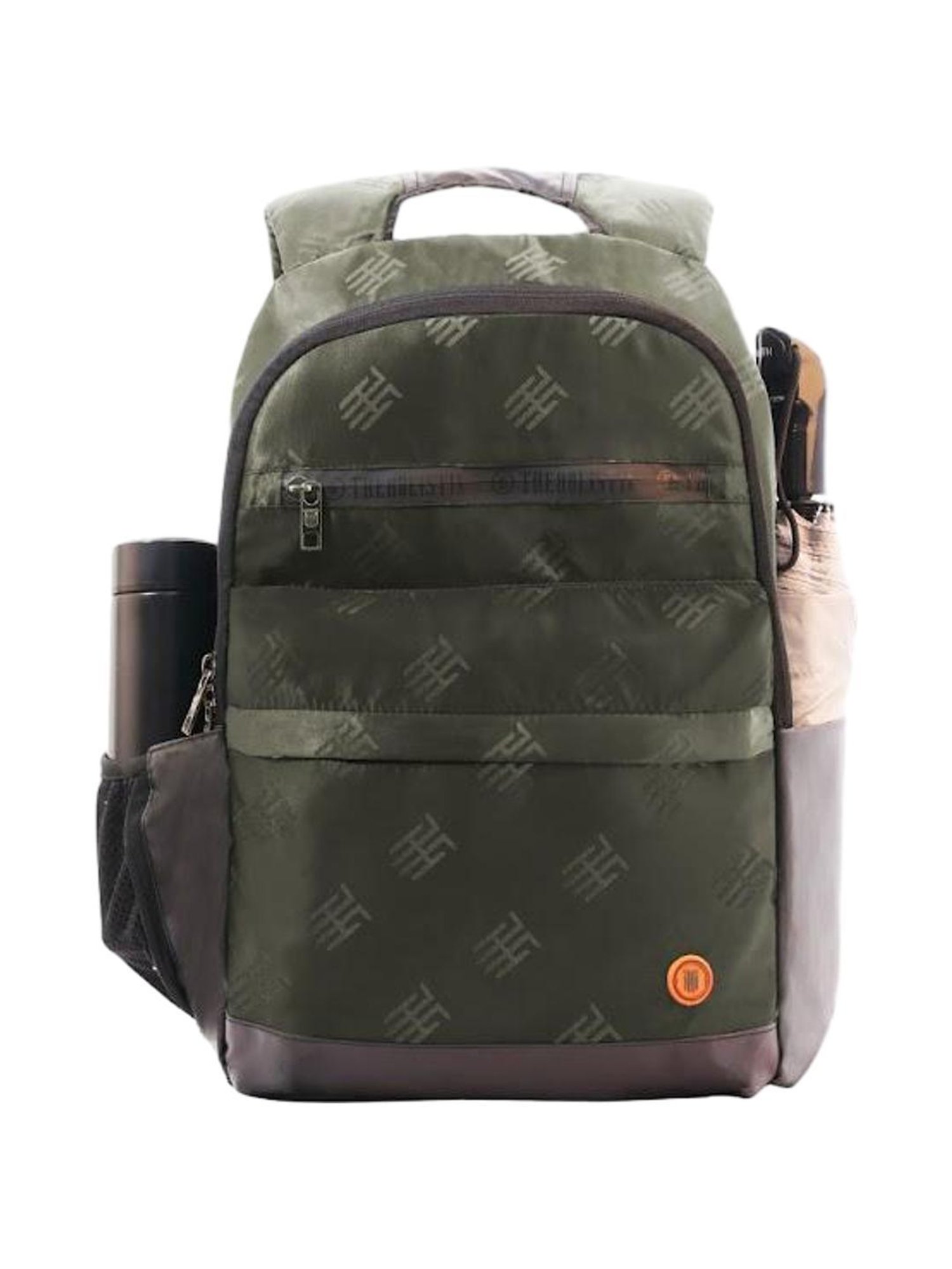 THE HOLISTIK Nomad 18.72 Ltrs Olive & Black Large Laptop Backpack