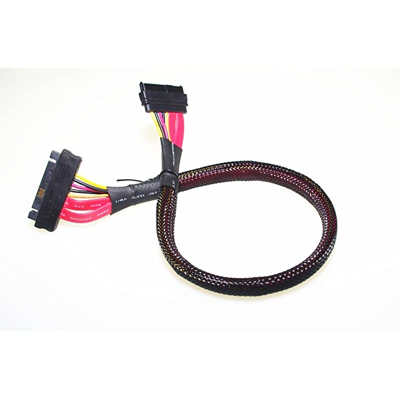 SFF8482 SAS Cable 29Pin Male to Female Hard Disk Extension Cable50CM