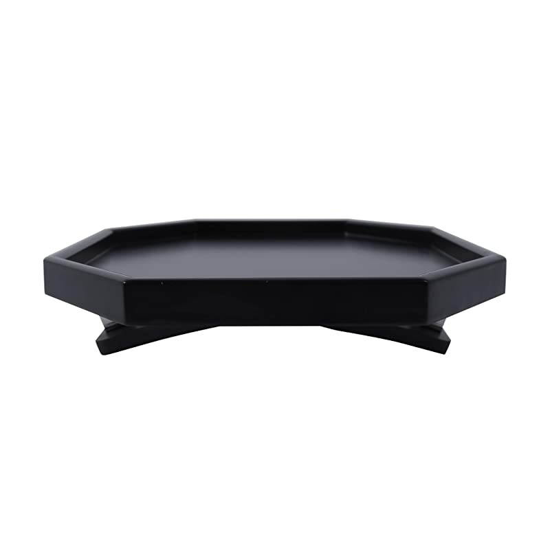 Sofa Couch Armrest ClipOn Table Recliner Armrest Organizer Tray for CoffeeSnacksElectronics Black