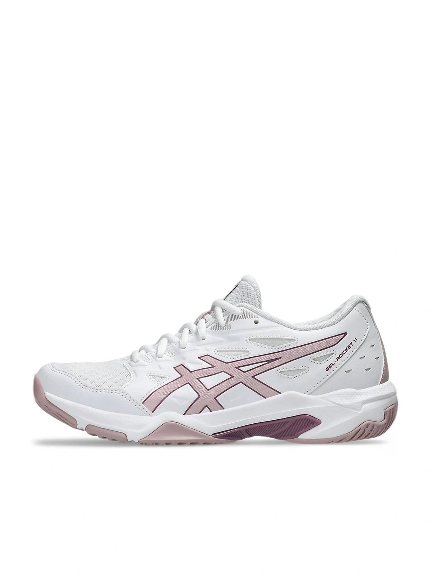 Asics Women's GEL-ROCKET 11 White Indoor Court Shoes