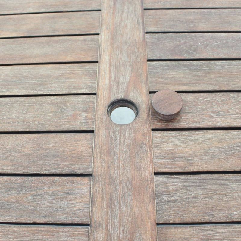 Circi 5pc Outdoor Dining Set - Black and Charcoal - CosmoLiving by Cosmoplitan