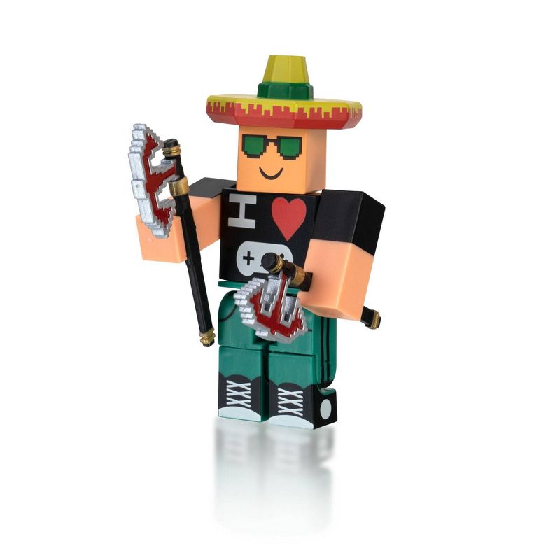 Roblox Avatar Shop Series Collection - Retro 8-Bit Gamer Figure Pack (Includes Exclusive Virtual Item)