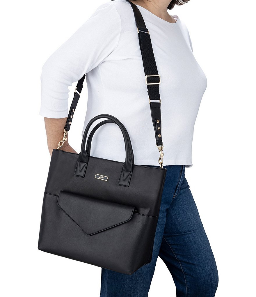 Ju-Ju-Be Eco Leather Zip Top Tote Bag
