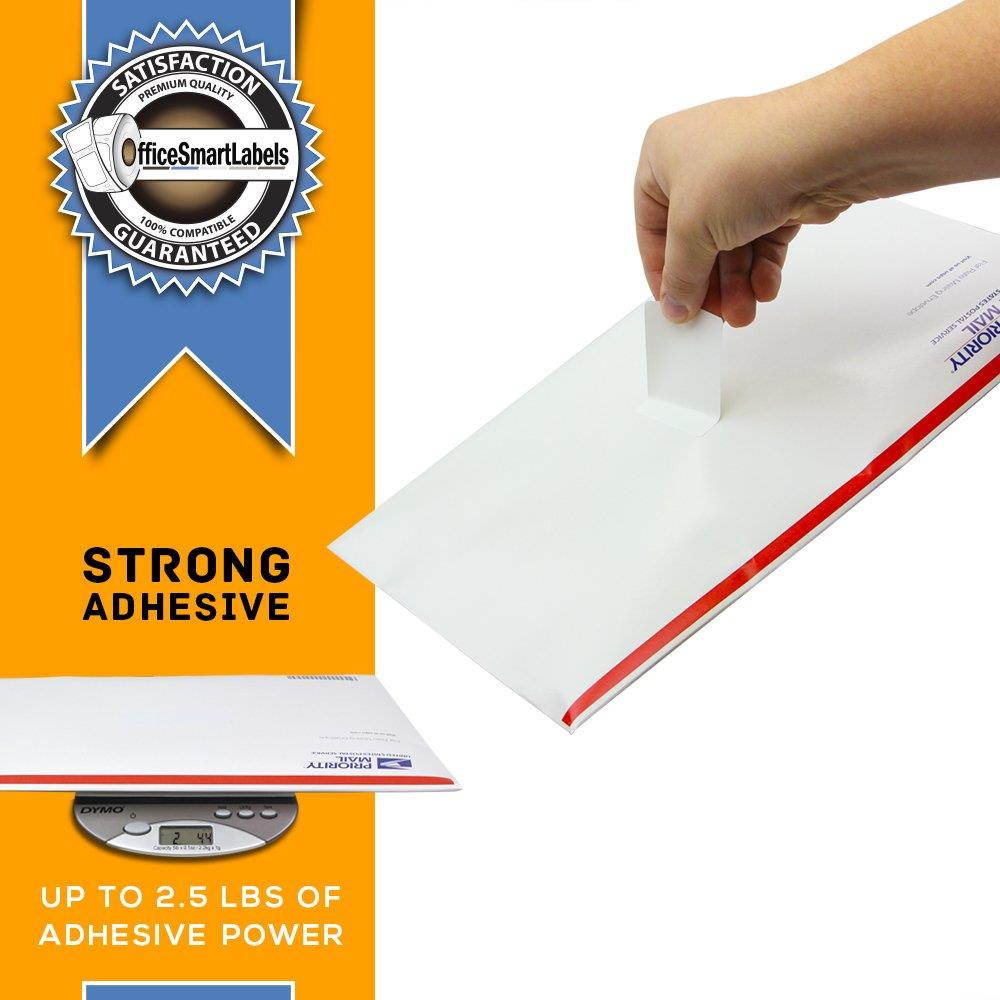 Dymo Compatible 30324-2-1/8" x 2-3/4" Veterinary Diskette Media Labels (6 Rolls - 400 Labels Per Roll)