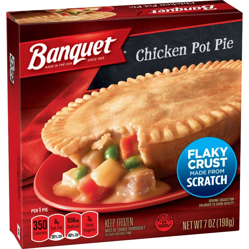 Banquet Frozen Microwaveable Chicken Pot Pie - 7oz