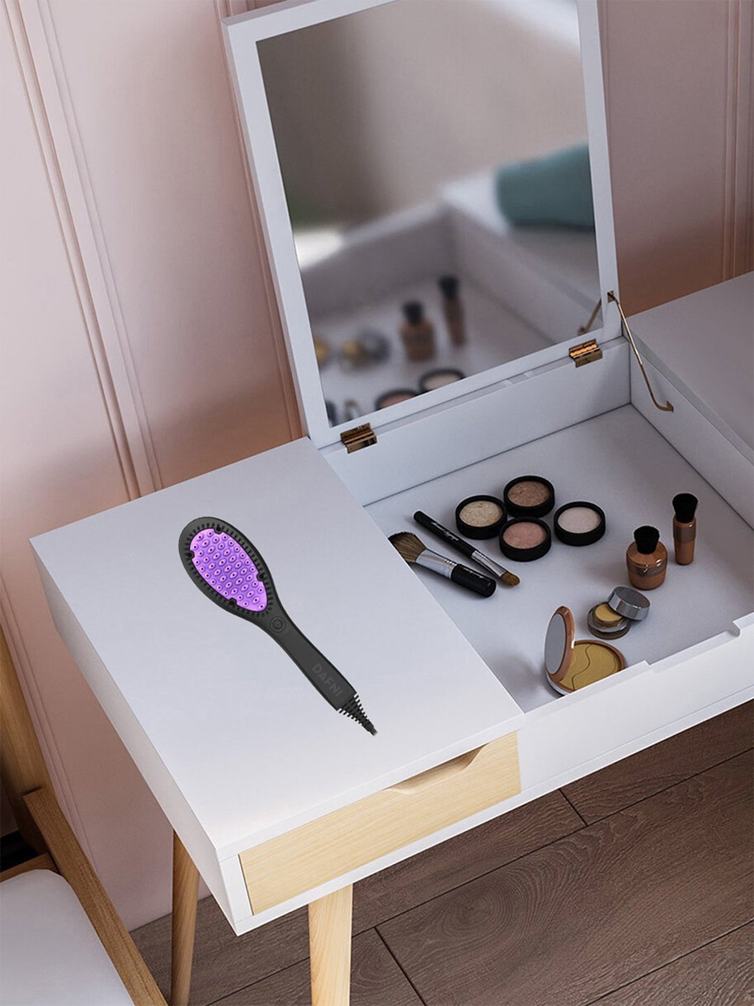 Nova NHC-522CRM Professional Hair Straightener (Black)