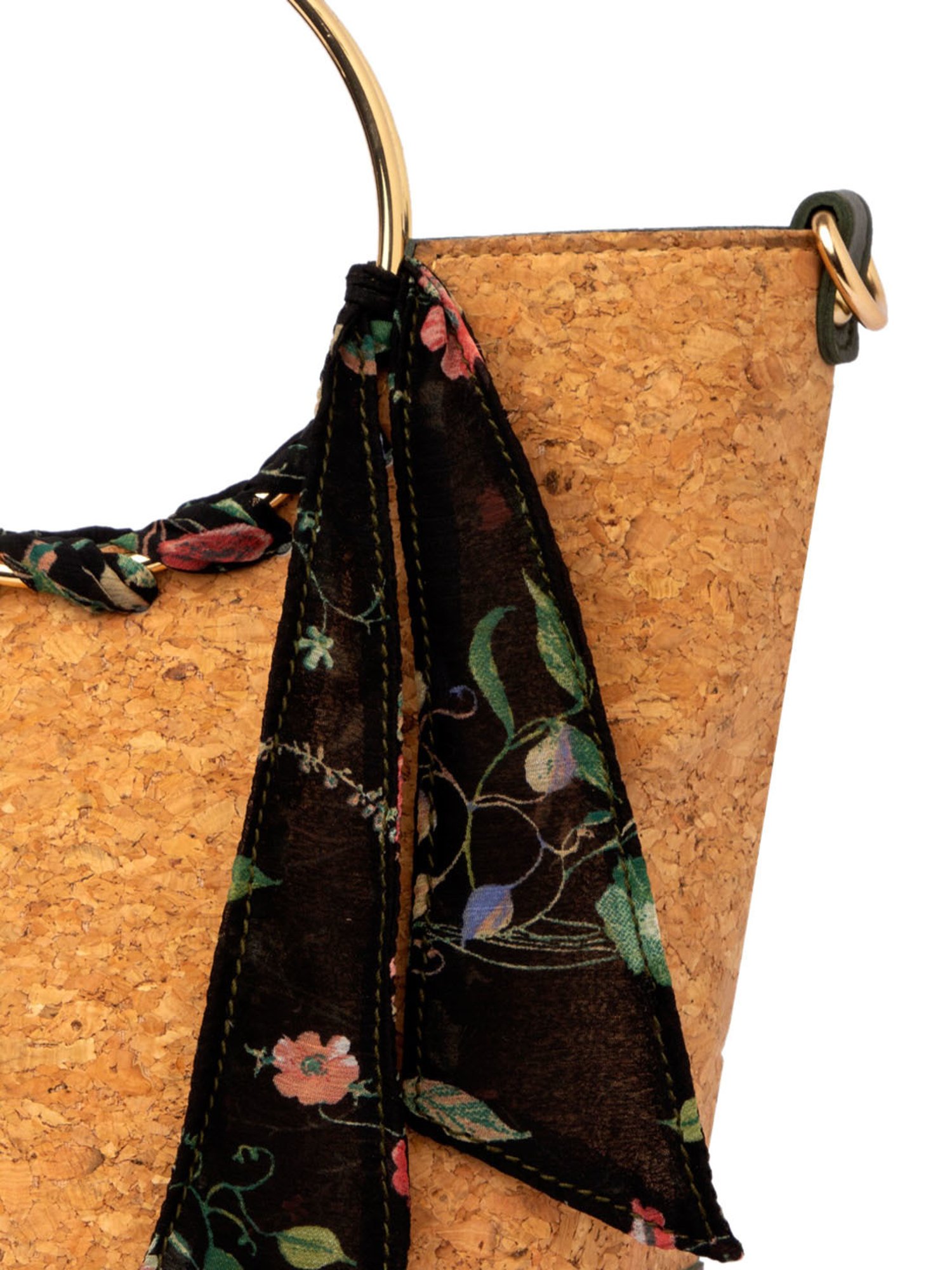 Modern Myth Multicolor Textured Medium Bucket Handbag